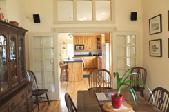 Dining room to kitchen